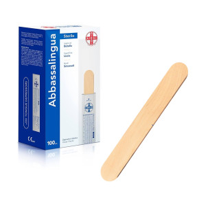 Depresor Madera Esteril Aiesi Caja 100 Unids